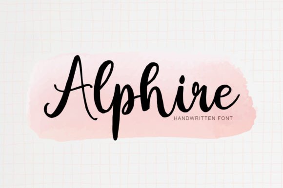 Alphire Font Review: A Trendy Handwritten Typeface for Modern Brands