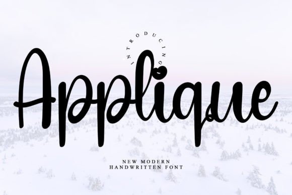 Applique: A Bold Script for Modern Brand Identity