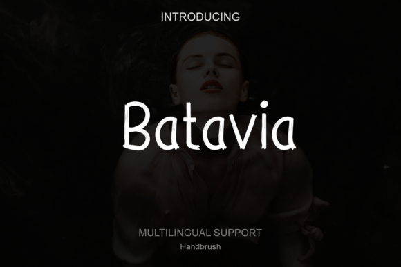 Batavia Typeface: Bold Brush Style for Handmade Brands