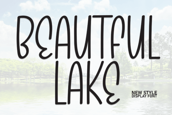 Beautiful Lake Font: A Handwritten Typeface for Branding
