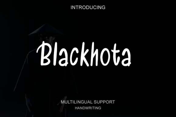 Blackhota: A Playful Script Font for Editorial Design