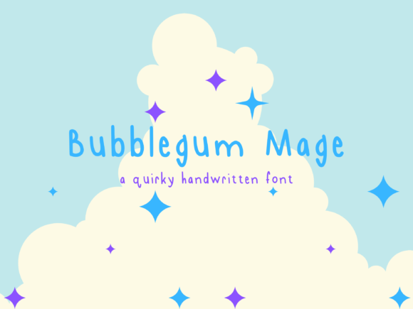 Bubblegum Mage: A Magical Typeface for Small Business Branding