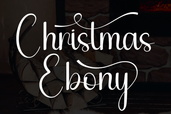 Christmas Ebony: A Friendly Font for Small Business Branding