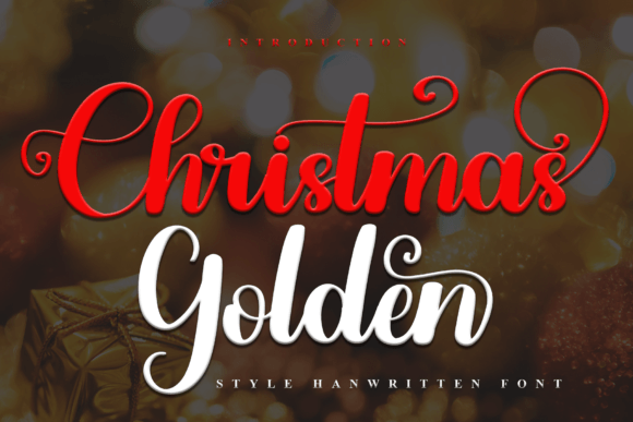 Christmas Golden: A Festive Typeface for Holiday Branding