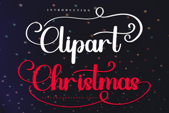 Clipart Christmas: The Script Font for Festive Brand Impact