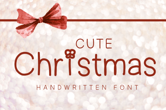 Cute Christmas Font: A Playful Typeface for Small Business Branding