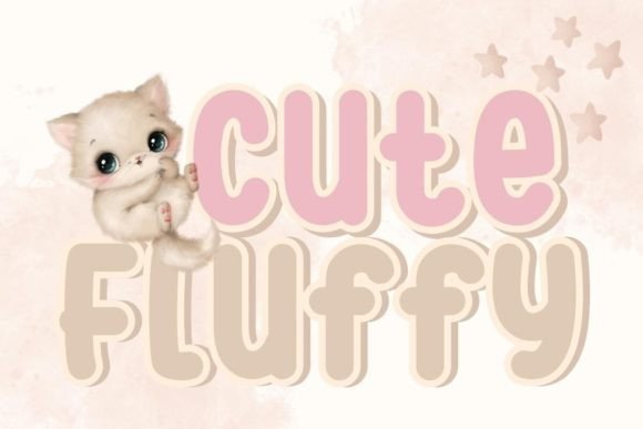 Cute Fluffy: A Playful Script Font for Branding