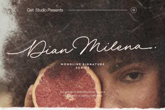 Dian Milena: A Script Font for Elegant Branding