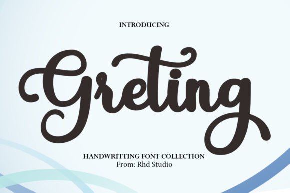 Greting Font: The Perfect Handwritten Typeface for Crafters