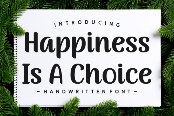 Happiness is a Choice: The Perfect Handwritten Font for Makers