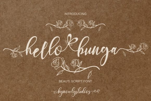 Hello Bunga Font Review: A Modern Script for Web Headers