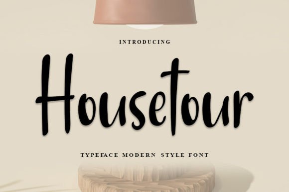 Housetour: A Timeless Handwritten Font for Makers