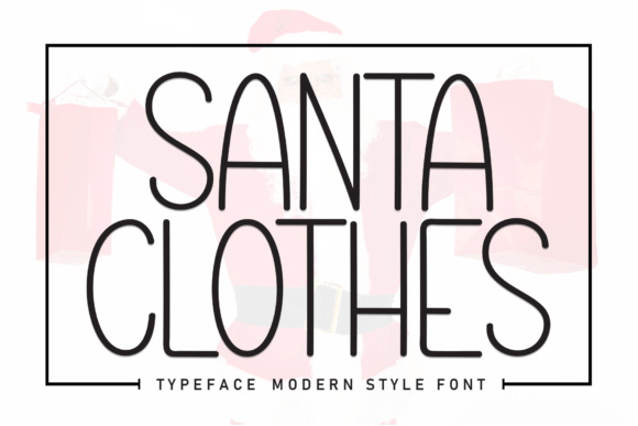Santa Clothes: A Playful Typeface for Modern Web Design