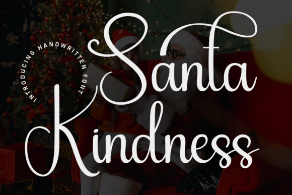 Santa Kindness: A Handwritten Font for Makers