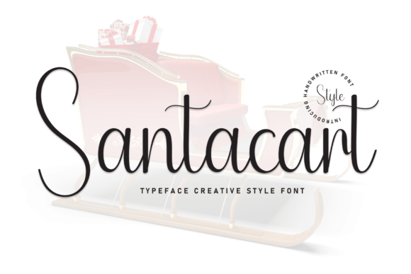 Santacart Review: A Script Amp Font for Bold Branding