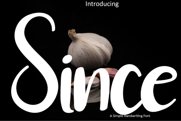 Since: A Handwritten Script Font for Modern Web Design