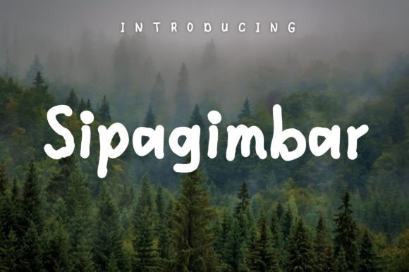 Sipagimbar Font: Bold Handwritten Style for Makers