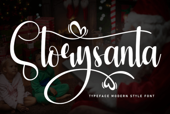 Storysanta: A Handwritten Typeface for Warm Editorial Design