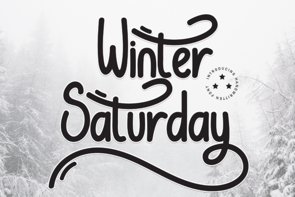 Winter Saturday Font: A Cozy Choice for Editorial Design